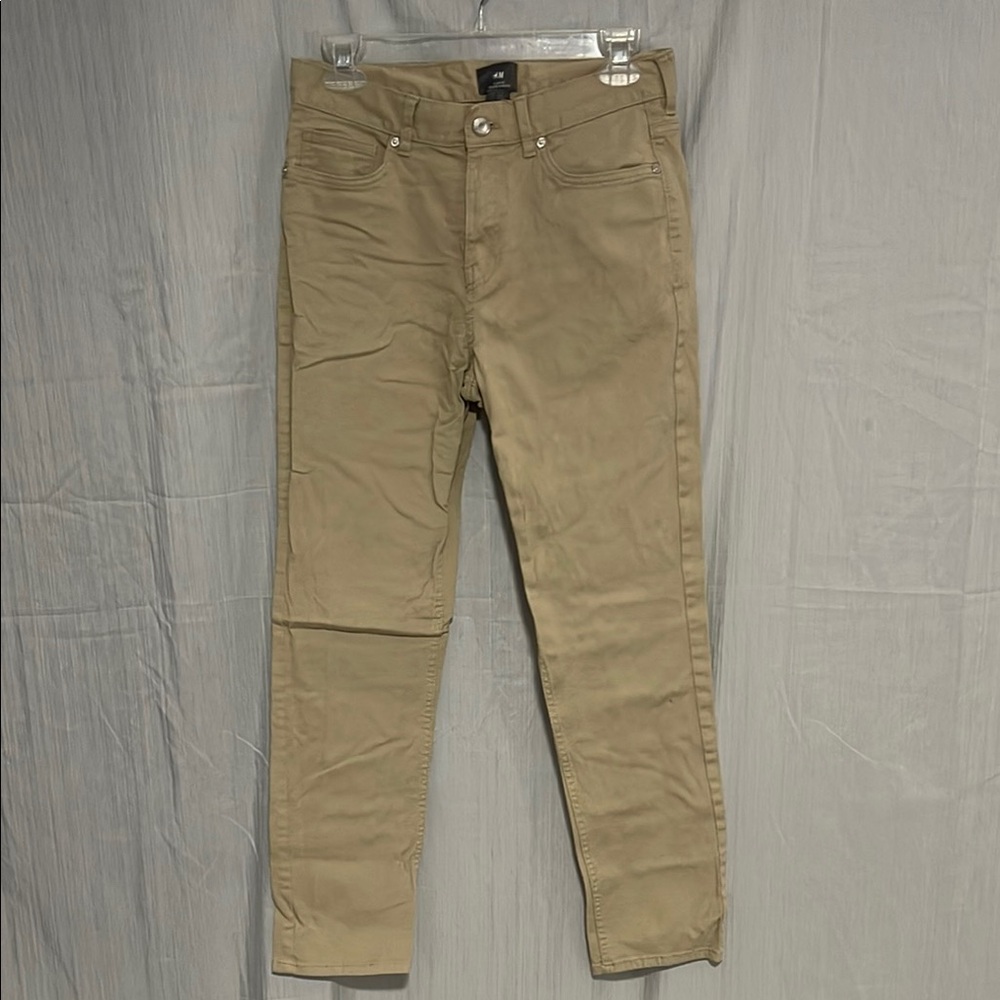 H&M Slim Fit Beige Pants